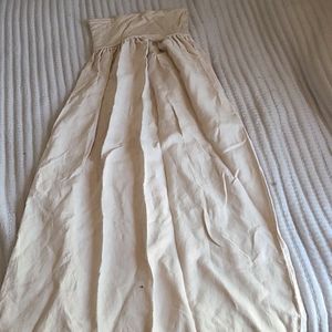 Like new! Cream/nude strapless dress
